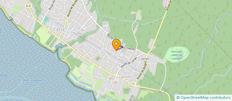 localisation de l'entreprise MA2B IMMOBILIER  LANTON