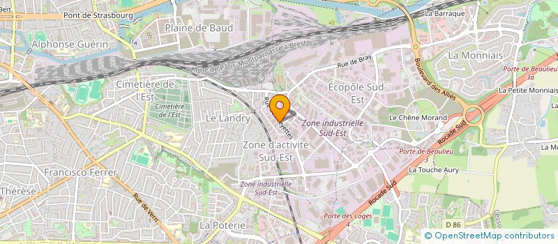 localisation de l'entreprise MA2C  RENNES