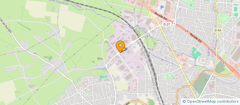 localisation de l'entreprise MA2C  RIORGES