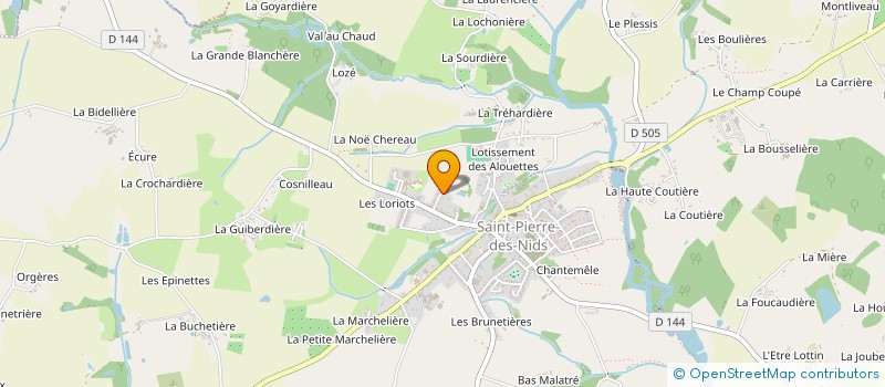 localisation de l'entreprise MA2C  SAINT-PIERRE-DES-NIDS