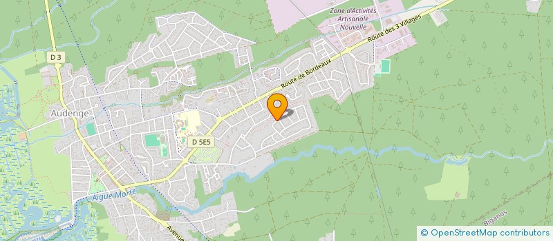 localisation de l'entreprise MA2C  AUDENGE