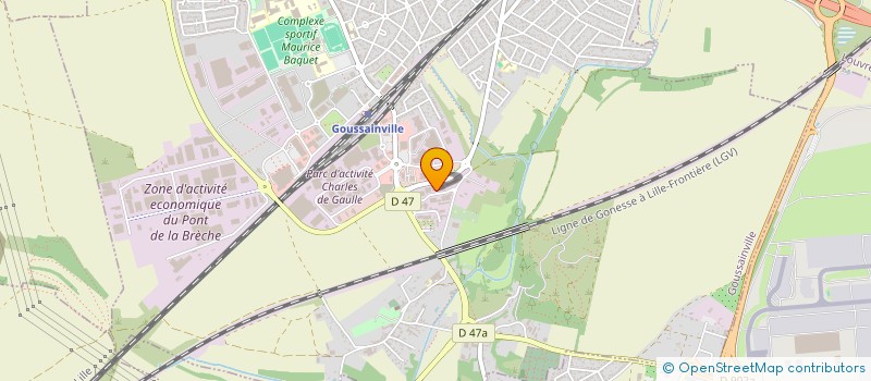 localisation de l'entreprise MA2D  GOUSSAINVILLE