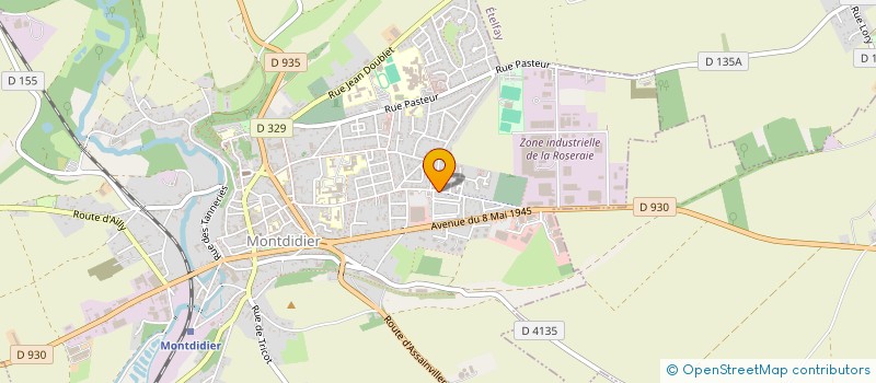 localisation de l'entreprise MA2D  MONTDIDIER