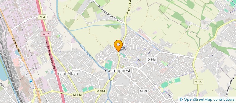 localisation de l'entreprise MA2G  CASTELGINEST