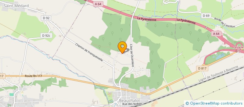 localisation de l'entreprise MA2G à LANDORTHE