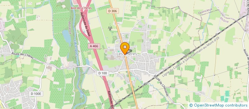 localisation de l'entreprise MA2I  LES CHERES