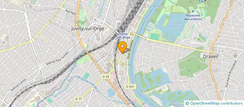 localisation de l'entreprise MA2L SOLUTIONS à JUVISY-SUR-ORGE