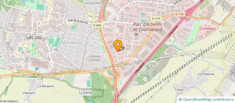 localisation de l'entreprise MA2R à LES ULIS