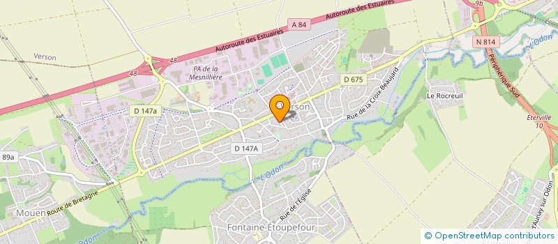 localisation de l'entreprise MA2S  VERSON