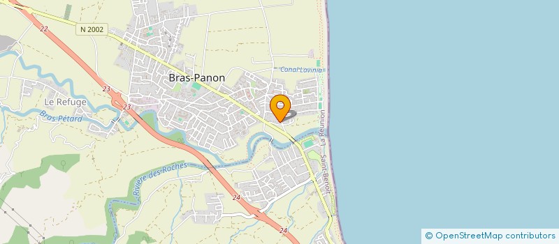 localisation de l'entreprise MA2TP  BRAS-PANON