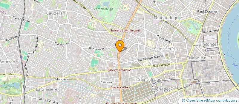 localisation de l'entreprise MA3 à BORDEAUX
