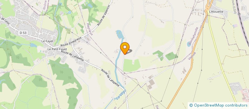 localisation de l'entreprise MA38  HEYRIEUX