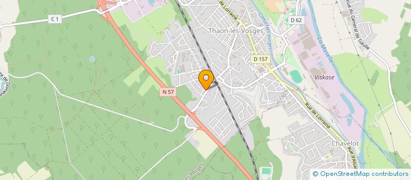 localisation de l'entreprise MA3D  THAON-LES-VOSGES