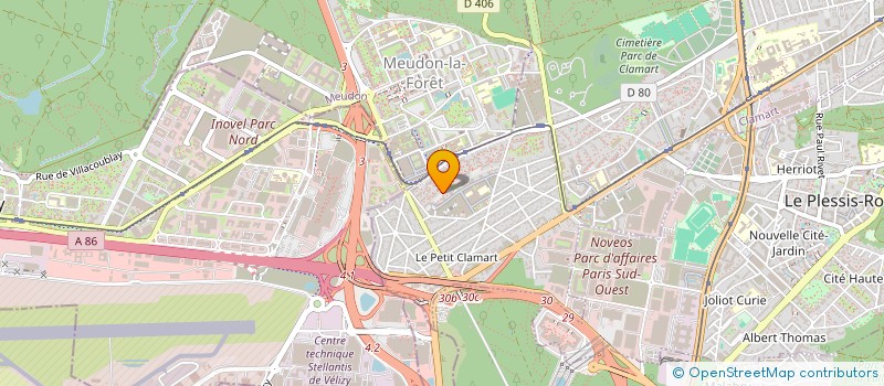 localisation de l'entreprise MA3D PRO à CLAMART