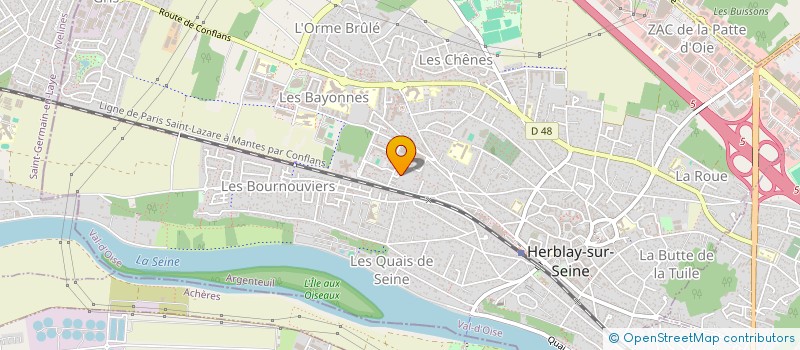 localisation de l'entreprise MA3I CONSULTING  HERBLAY-SUR-SEINE