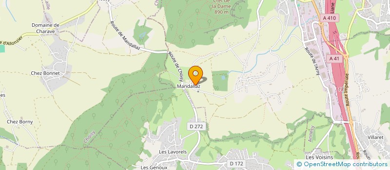 localisation de l'entreprise MA40  ALLONZIER-LA-CAILLE