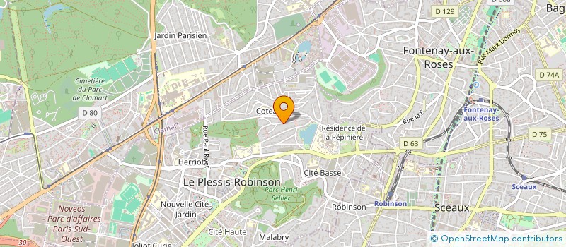localisation de l'entreprise MA6DETT à LE PLESSIS-ROBINSON
