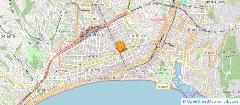 localisation de l'entreprise MAA à NICE