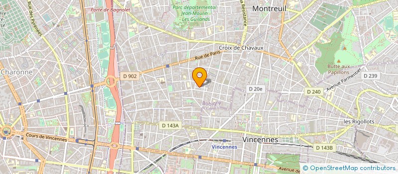 localisation de l'entreprise MAA BEACH à MONTREUIL