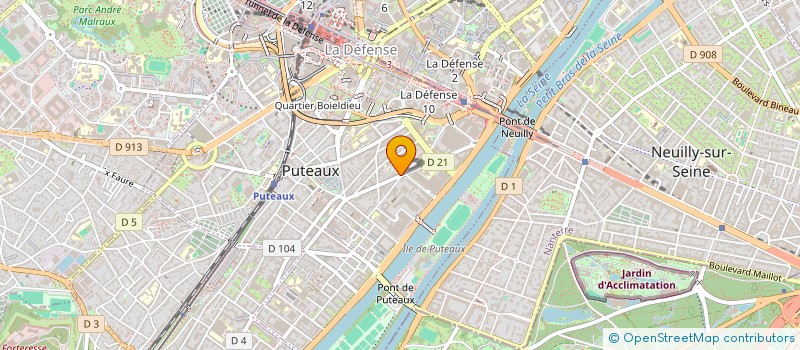 localisation de l'entreprise MAA KALI à PUTEAUX