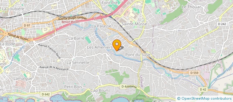 localisation de l'entreprise MAAC 12 DISTRIBUTION à TOULON
