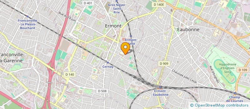 localisation de l'entreprise MAAC à ERMONT