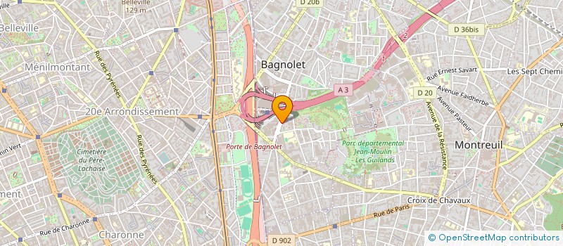 localisation de l'entreprise MAAC DEVELOPPEMENT à BAGNOLET