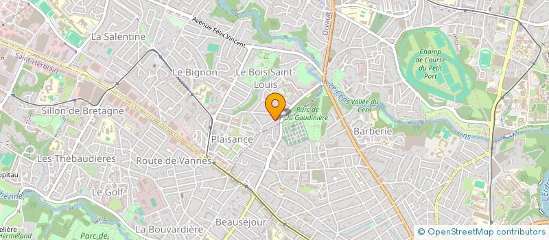 localisation de l'entreprise MAACA à ORVAULT