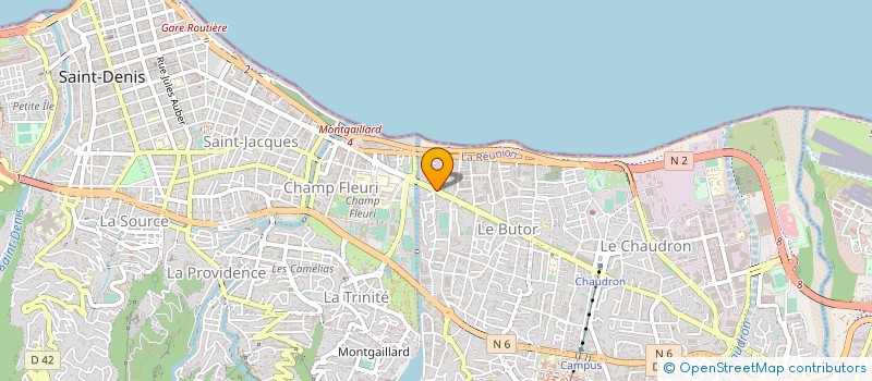 localisation de l'entreprise MAAD à SAINT-DENIS