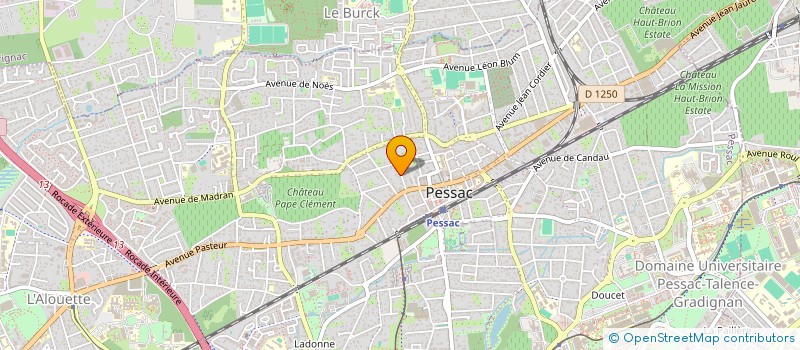 localisation de l'entreprise MAAD  PESSAC