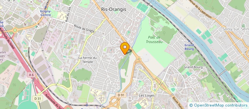 localisation de l'entreprise MAAD FORMATIONS & CONSEILS à RIS-ORANGIS