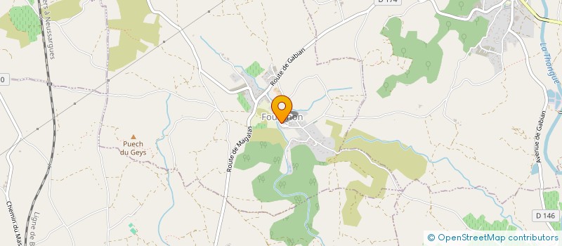 localisation de l'entreprise MAAD SCI  FOUZILHON