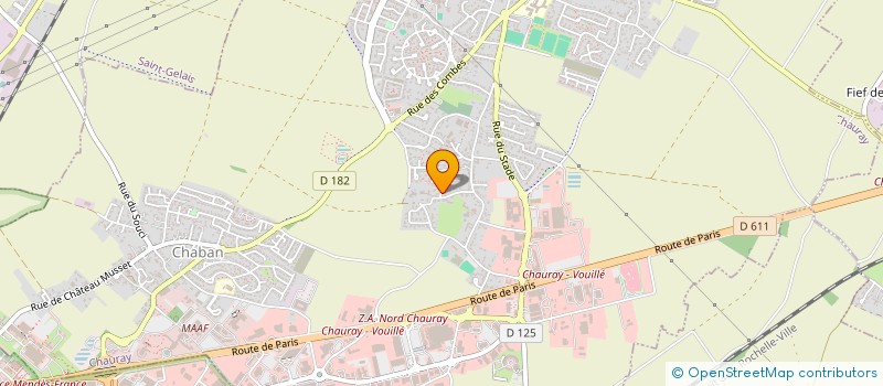 localisation de l'entreprise MAAF SANTE à CHAURAY
