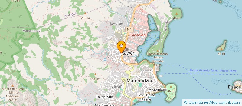 localisation de l'entreprise MAAF TRANSIT à MAMOUDZOU