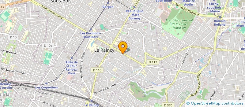 localisation de l'entreprise MAAI à LE RAINCY