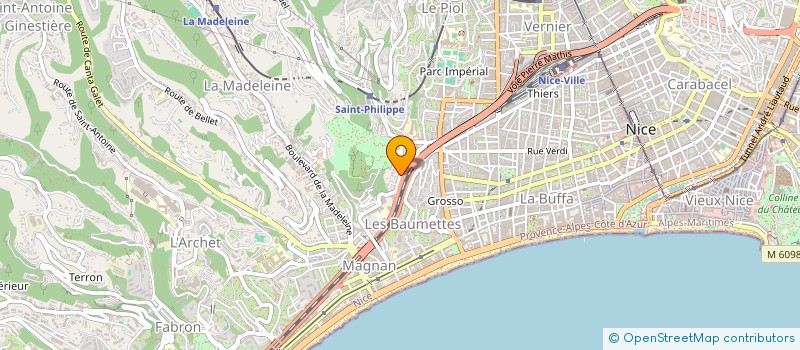 localisation de l'entreprise MAAK à NICE