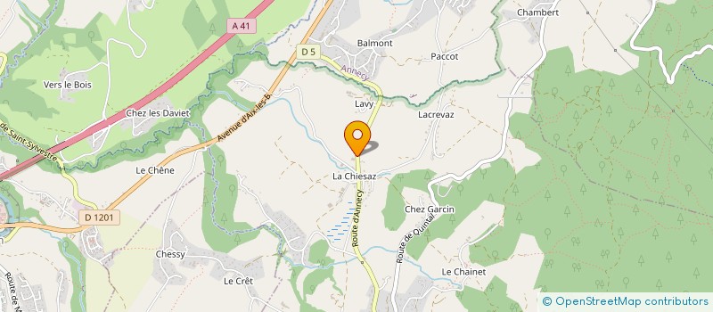 localisation de l'entreprise MAAL  VIUZ-LA-CHIESAZ