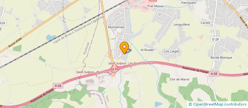 localisation de l'entreprise MAALLEM PLATRERIE ET JOINT  SAINT-SULPICE-LA-POINTE