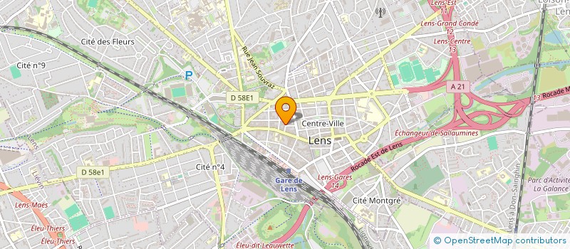 localisation de l'entreprise MAAM IMMO II  LENS