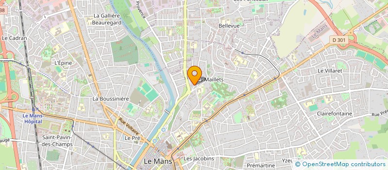 localisation de l'entreprise MAAMRI & BATIMENTS PRO  LE MANS