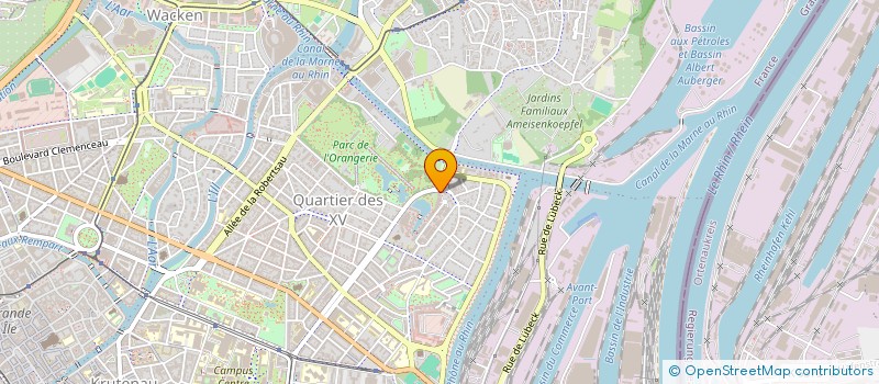 localisation de l'entreprise MAAN à STRASBOURG