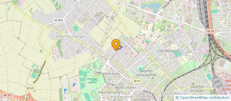 localisation de l'entreprise MAAN INVEST  OBERHAUSBERGEN