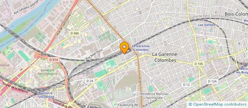 localisation de l'entreprise MAANA à LA GARENNE-COLOMBES
