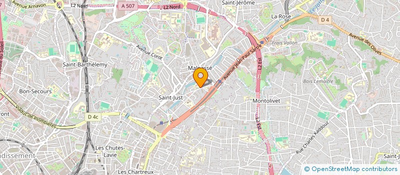 localisation de l'entreprise MAANA SPORT ET SOLIDARITE  MARSEILLE