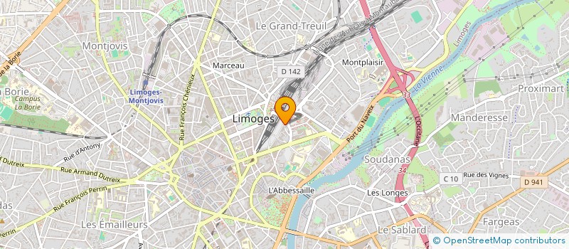 localisation de l'entreprise MAAP à LIMOGES