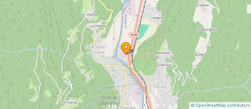 localisation de l'entreprise MAAPS  CEVINS