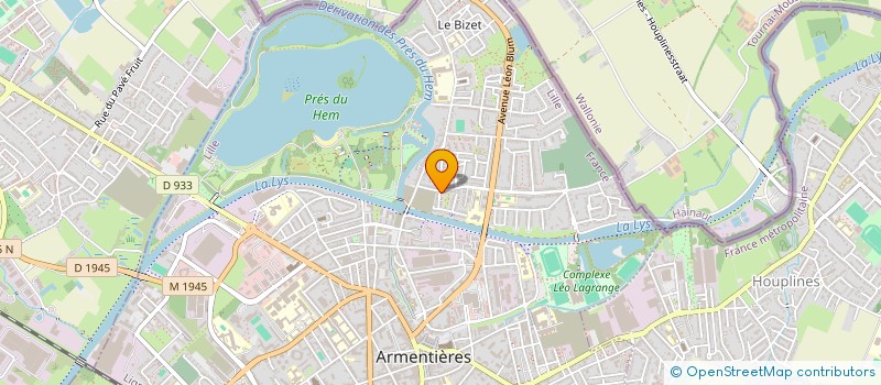 localisation de l'entreprise MAAQ TRANSPORT à ARMENTIERES