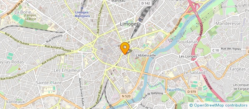 localisation de l'entreprise MAAREK ALEXANDRE ET PANTALONE SARAH à LIMOGES