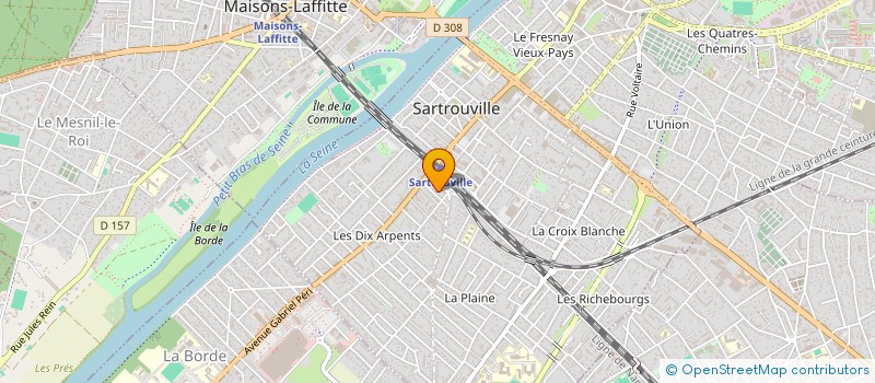 localisation de l'entreprise MAARIR INVEST  SARTROUVILLE