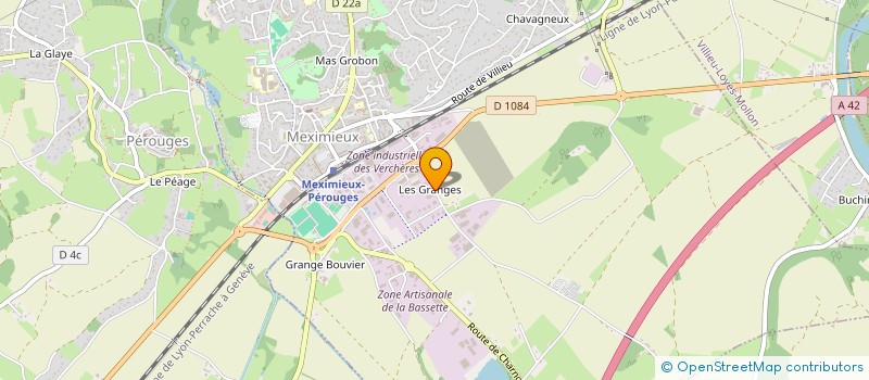 localisation de l'entreprise MAARS.T à MEXIMIEUX
